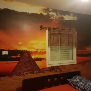 טפט לקיר פירמידות בשקיעה