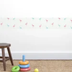 בורדר פלמינגו ורוד תכלת | StickDecor