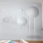 טפט | כדורים במערה תלת מימדית | StickDecor