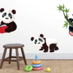 סט דובוני פנדה חמודים | StickDecor