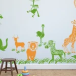 מדבקות קיר גן חיות | StickDecor