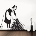 מדבקת קיר אומנות רחוב BANKSY | StickDecor