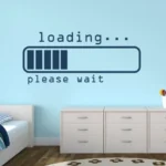 מדבקת קיר ״Loading" | StickDecor