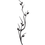 עיטור ענף פורח בסגנון יפני | StickDecor