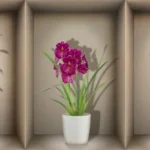 מדבקות נישה פרחים אלגנטיים | StickDecor
