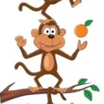 קופים שובבים | StickDecor