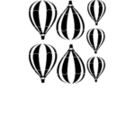 כדורים פורחים בשמיים | StickDecor
