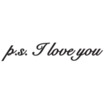 כיתוב ps: I love you | StickDecor