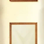 מדבקה לדלת חלון זכוכית ומסגרת זהב | StickDecor