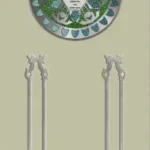 ברכת הבית לדלת מעוטרת | StickDecor