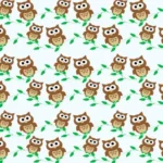 טפט קיר - ינשופים חמודים | StickDecor