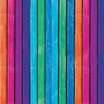 מדבקת טפט לעץ בדמוי דיקטים צבעוניים | StickDecor