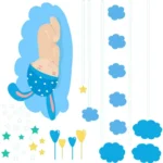מדבקת תינוק ישן לחדר תינוקות | StickDecor