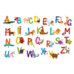 אותיות ABC עם חיות | StickDecor