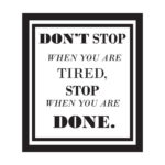 DON'T STOP | StickDecor