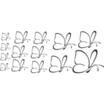 פרפרי אווירה | StickDecor