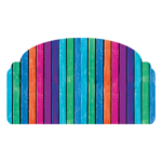 מדבקת ראש מיטה | עץ צבעוני | StickDecor