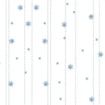 גשם של פרחים כחולים | StickDecor