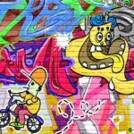 גרפיטי צבעוני מגניב | StickDecor