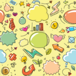 טפט | קשקושים צבעוניים | StickDecor
