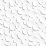 עיגולים תלת מימדיים בגווני אפור | StickDecor