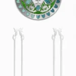 דלת לבנה ברכת הבית | StickDecor
