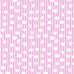 כוכבים עננים ולבבות - ורוד | StickDecor