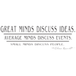 ...great minds discuss | StickDecor
