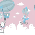 חיות מתוקות מרחפות | StickDecor