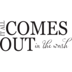 it all comes out in the wash | StickDecor