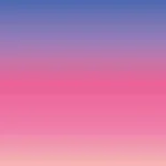 מעבר צבעים שקיעה ורודה ביום מעונן | StickDecor