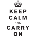 keep calm and carry on | StickDecor
