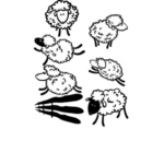 ספירת כבשים | StickDecor