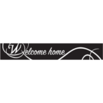 מדבקת באנר "welcome home" | StickDecor