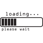 מדבקת קיר ״Loading" | StickDecor