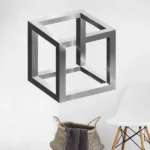 ריבוע מתכתי אשלייה אופטית | StickDecor