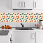 אריחים ריבועים צבעוניים | StickDecor