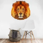 מדבקת קיר אריה מלכותי | StickDecor