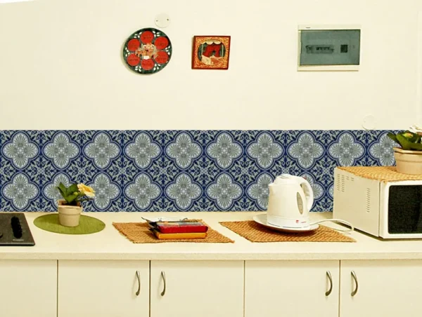 מדבקות אריחים אוריינטלים טורקיזיים