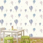 טפט כדורים פורחים עדינים | StickDecor