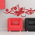מדבקת פרחי השמחה | StickDecor
