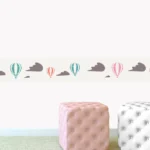 בורדר כדורים פורחים לחדרי ילדים | StickDecor