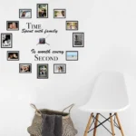 מדבקת שעון משפחתי | StickDecor