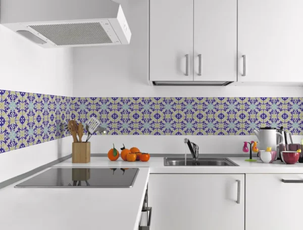 אריחים סגולים כחולים מהממים