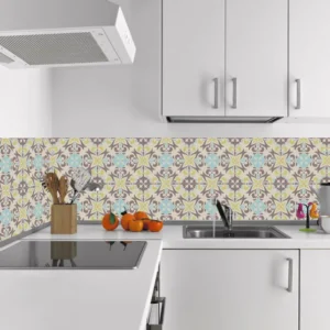 אריחים בגוונים פסטליים עדינים