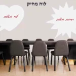 מדבקת לוח מחיק למשרד | StickDecor