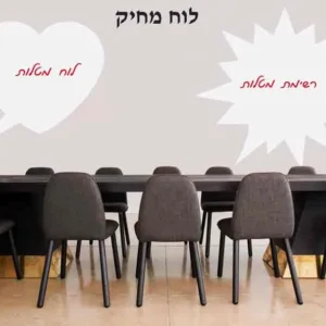 מדבקת לוח מחיק למשרד