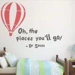 מדבקת ״המקומות שתלך״ ד״ר סוס | StickDecor