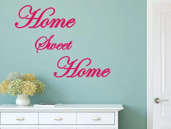 מדבקת home sweet home