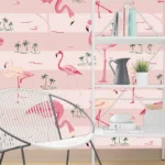 טפט פלמיגו גדול במיוחד | StickDecor